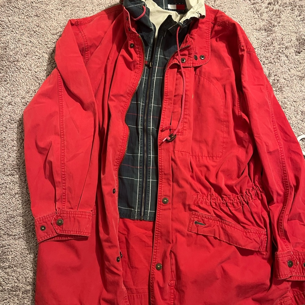 Tommy Hilfiger Men's Red Performance Jacket